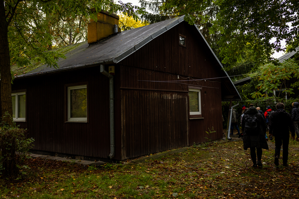 Jazdów: domek fiński na terenie Osiedla Jazdów, fot. Anna Liminowicz